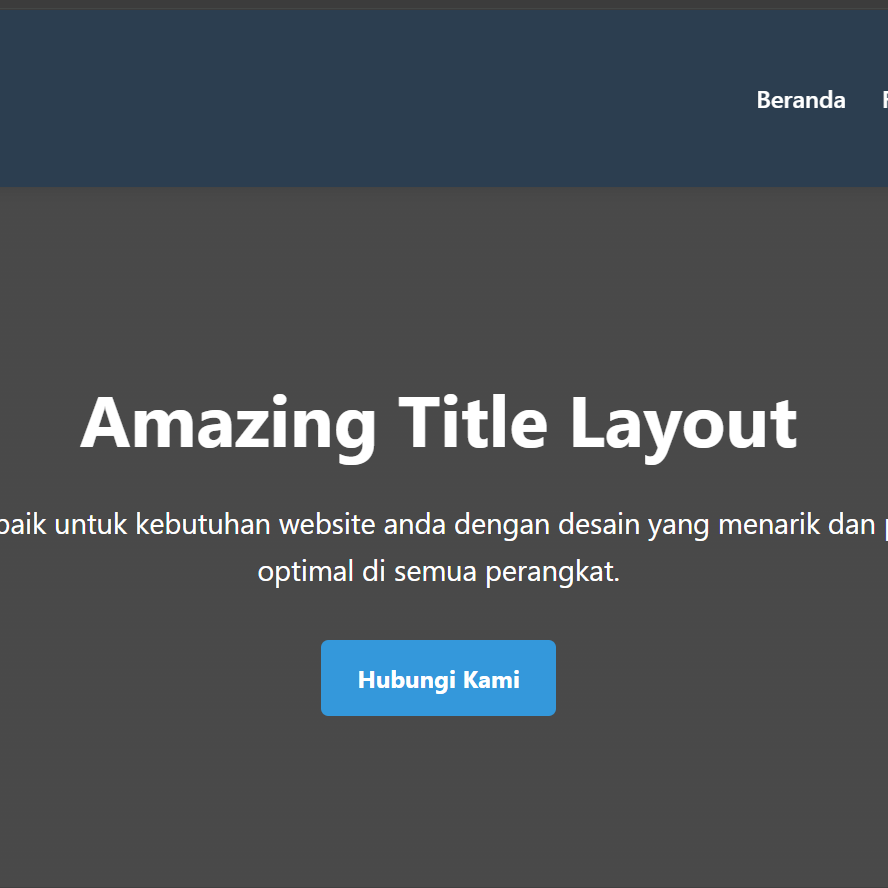 Website Layout